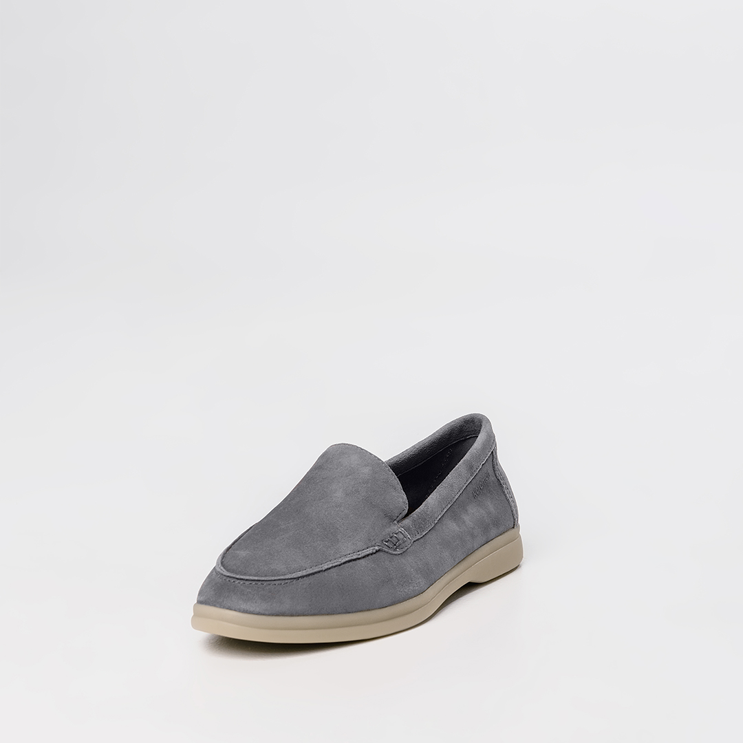 Женские лоферы цвет серый - фото 5