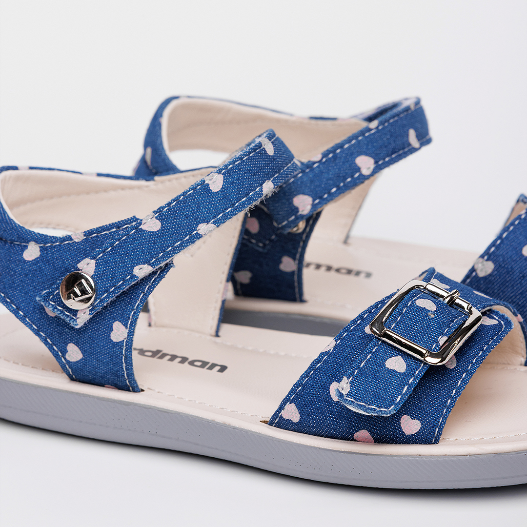 Детские летние босоножки Nordman синие - фото 2
