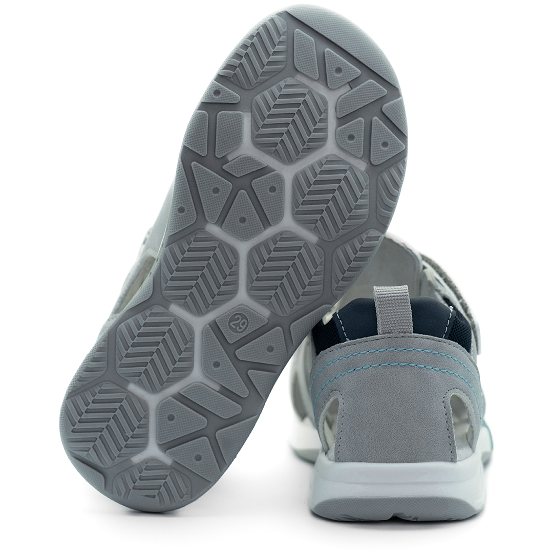 Сандалики детские Nordman Boom серые - фото 3