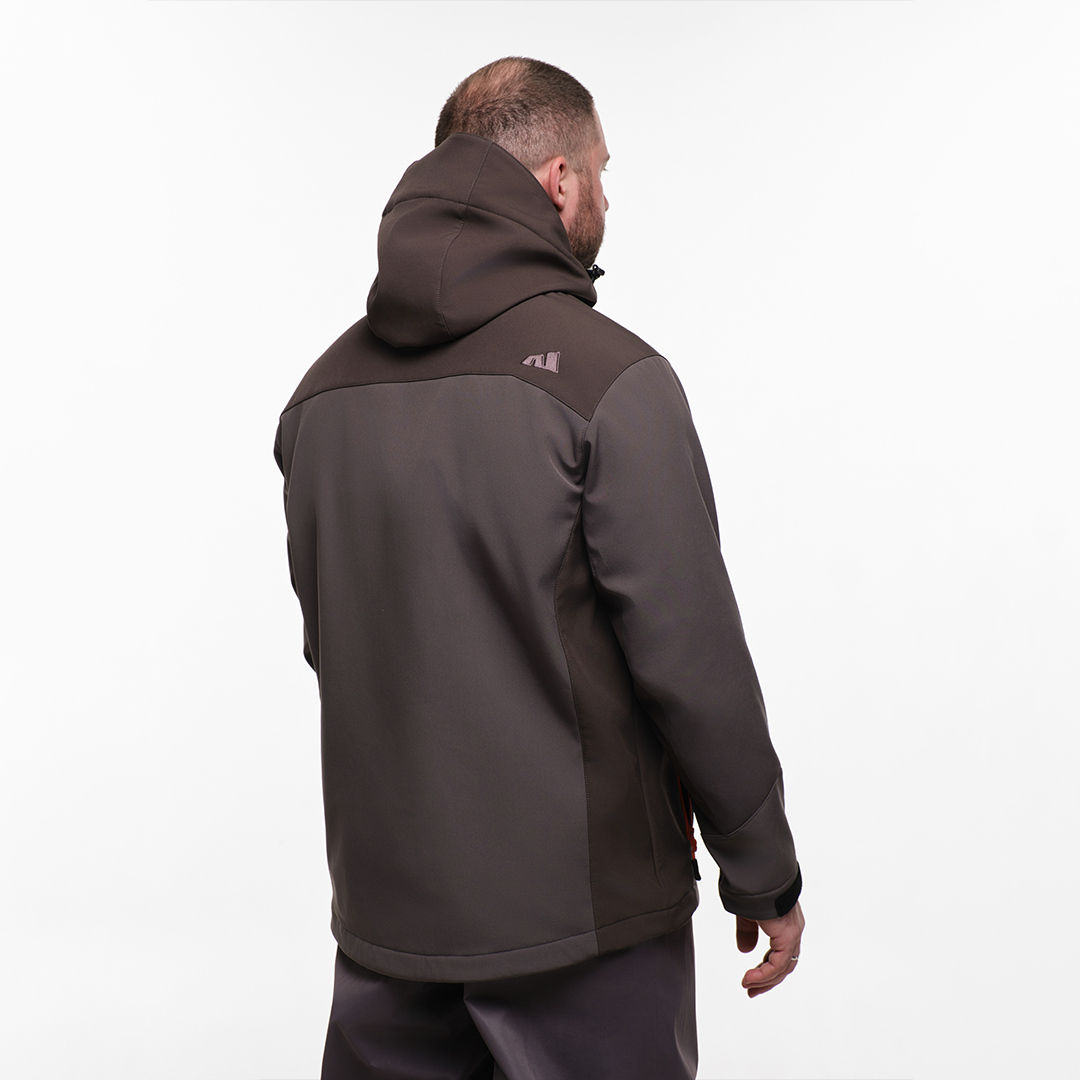 Куртка софтшел  Nordman цвет тёмно-серый - фото 7