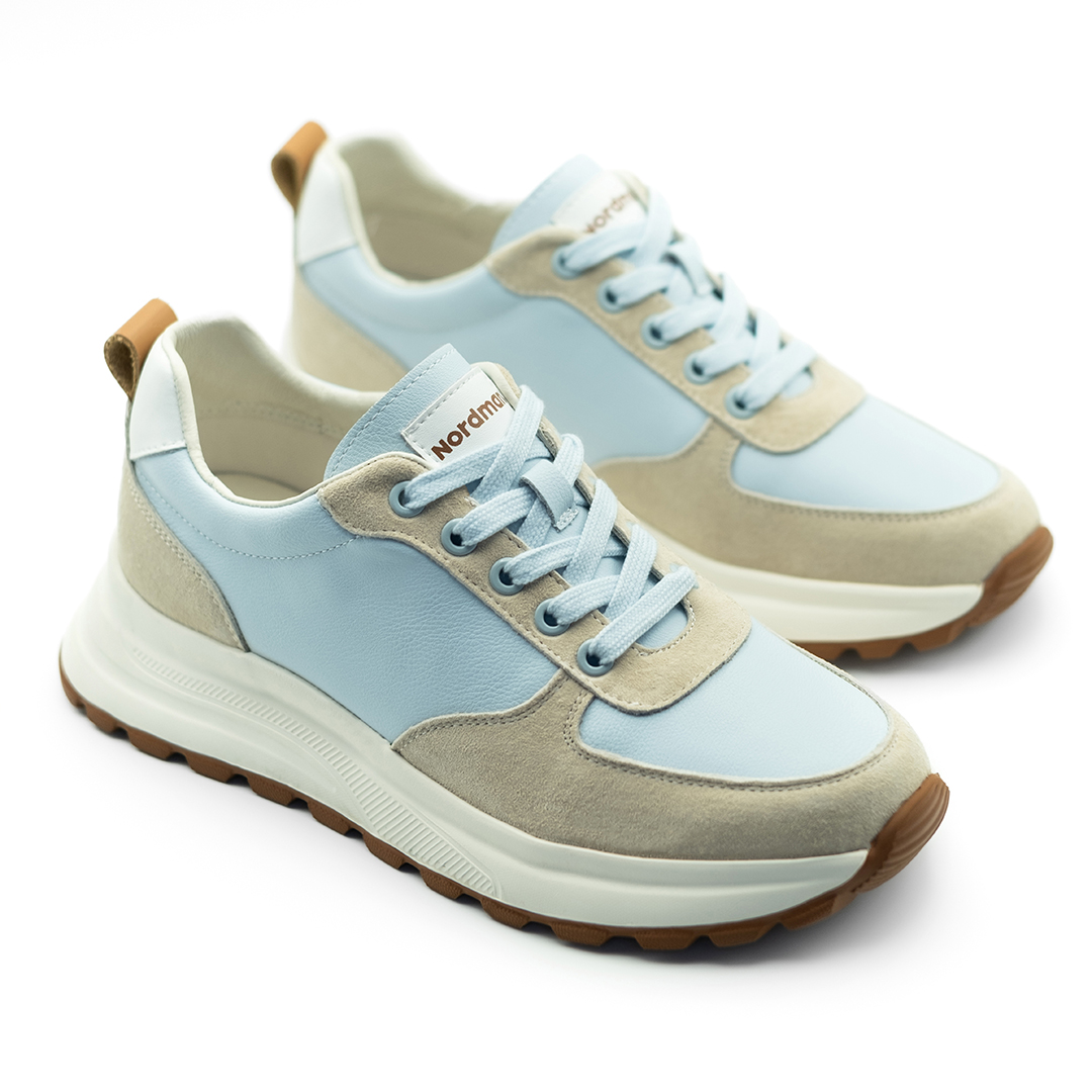 Кроссовки Nordman женские серо-голубые - фото 1