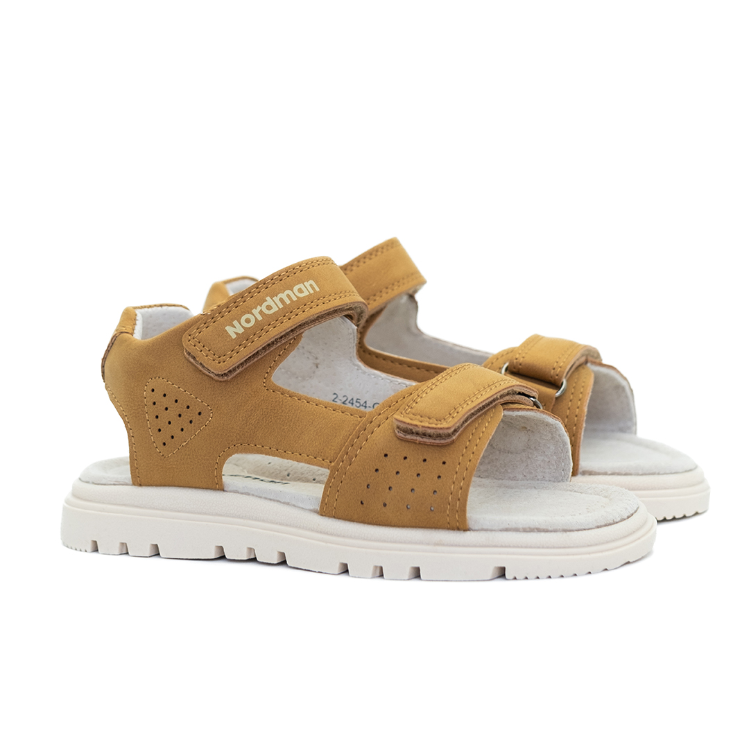 Сандалики детские Nordman Boom горчичный - фото 1