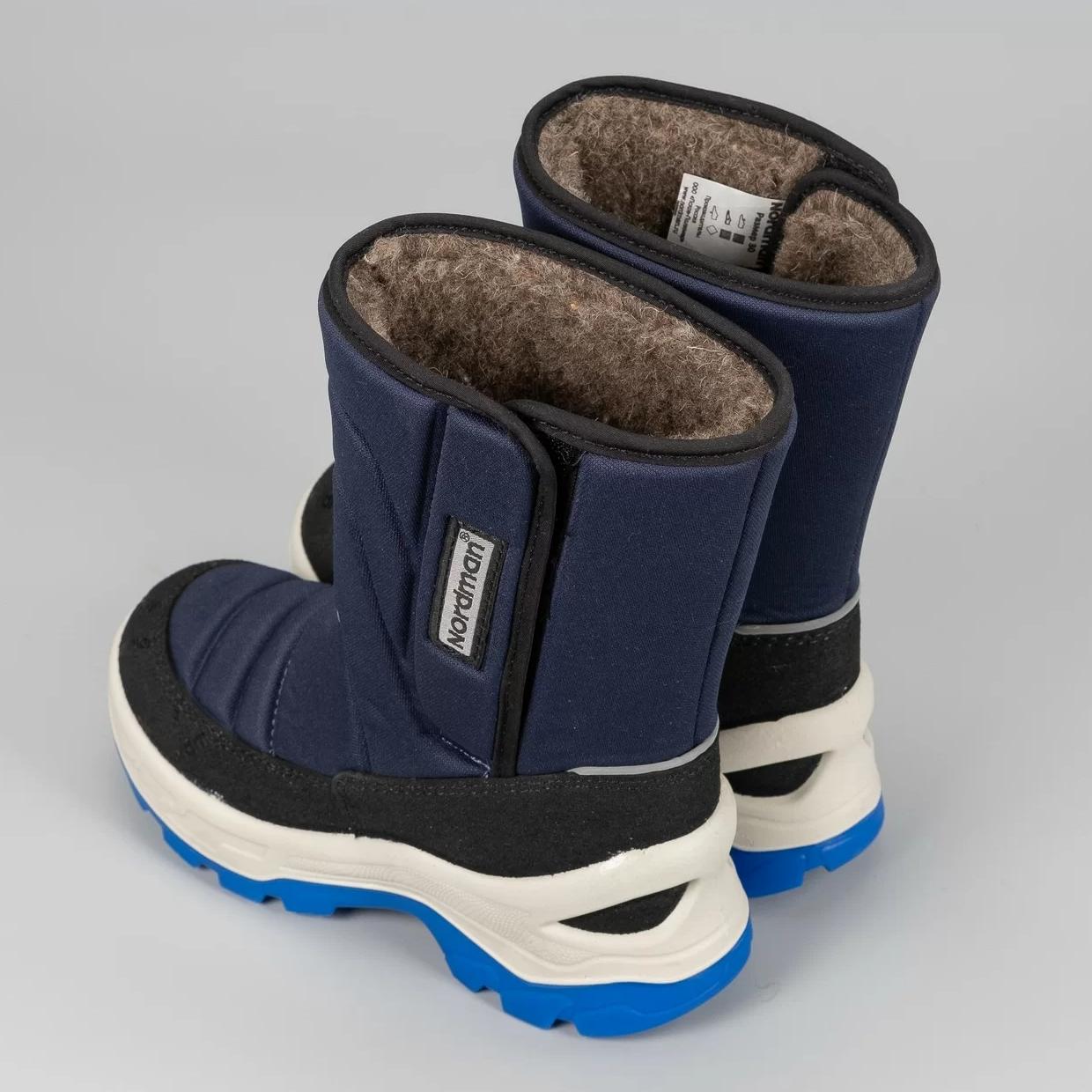 Детские сапоги Nordman Lumi 2.0 LED синие - фото 8