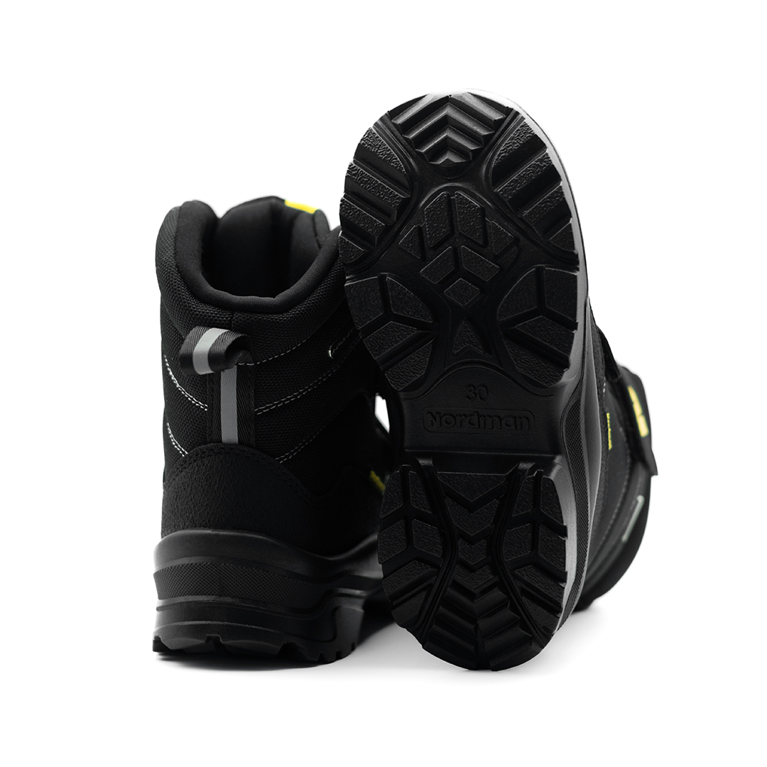 Детские зимние ботинки Cosmo на двух липучках черные - фото 3