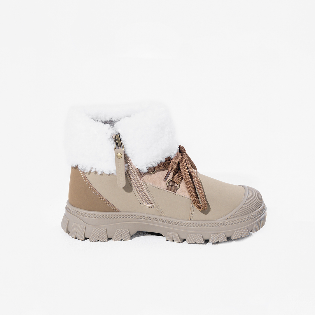 Ботинки Nordman  зимние на шнурках цвет бежевый - фото 7