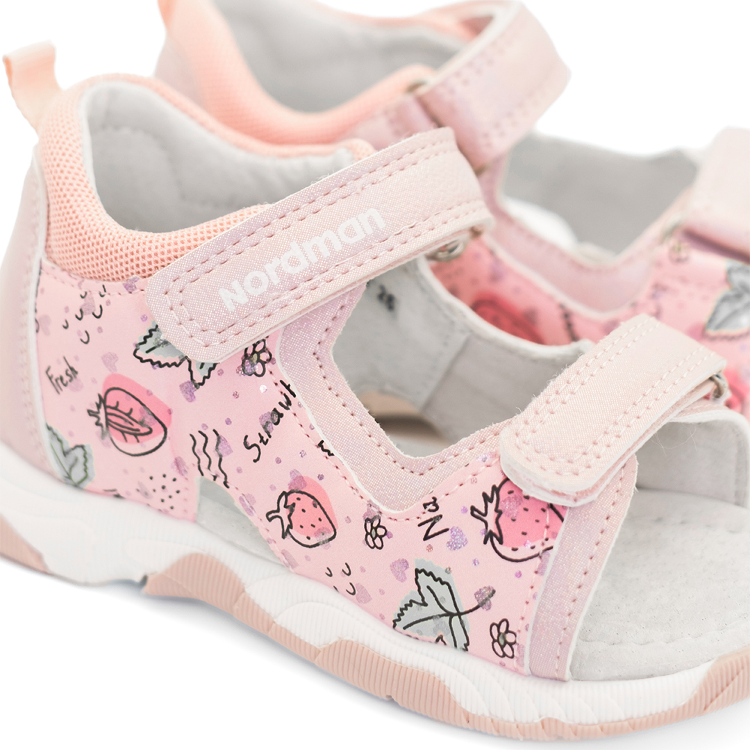 Сандалики детские Nordman Boom розовые - фото 2