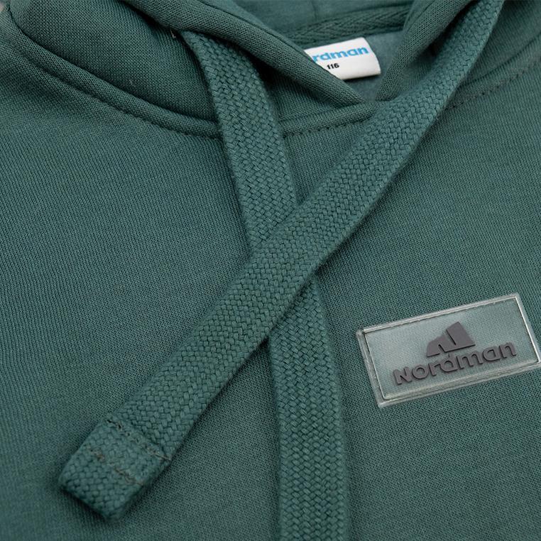 Худи Nordman WEAR с начёсом зелёная - фото 3