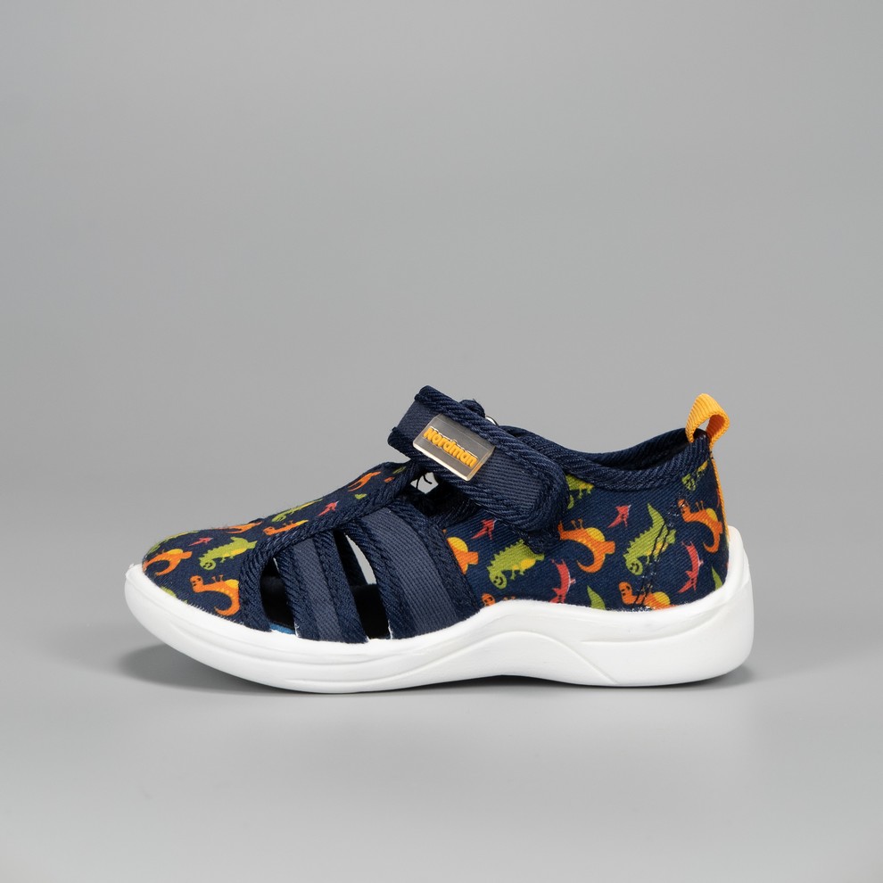 Тапочки детские Nordman Stars cиние с принтом - фото 4