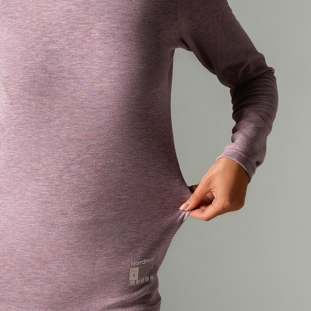 Термобелье Nordman женское Soft, цвет сиреневый - фото 4