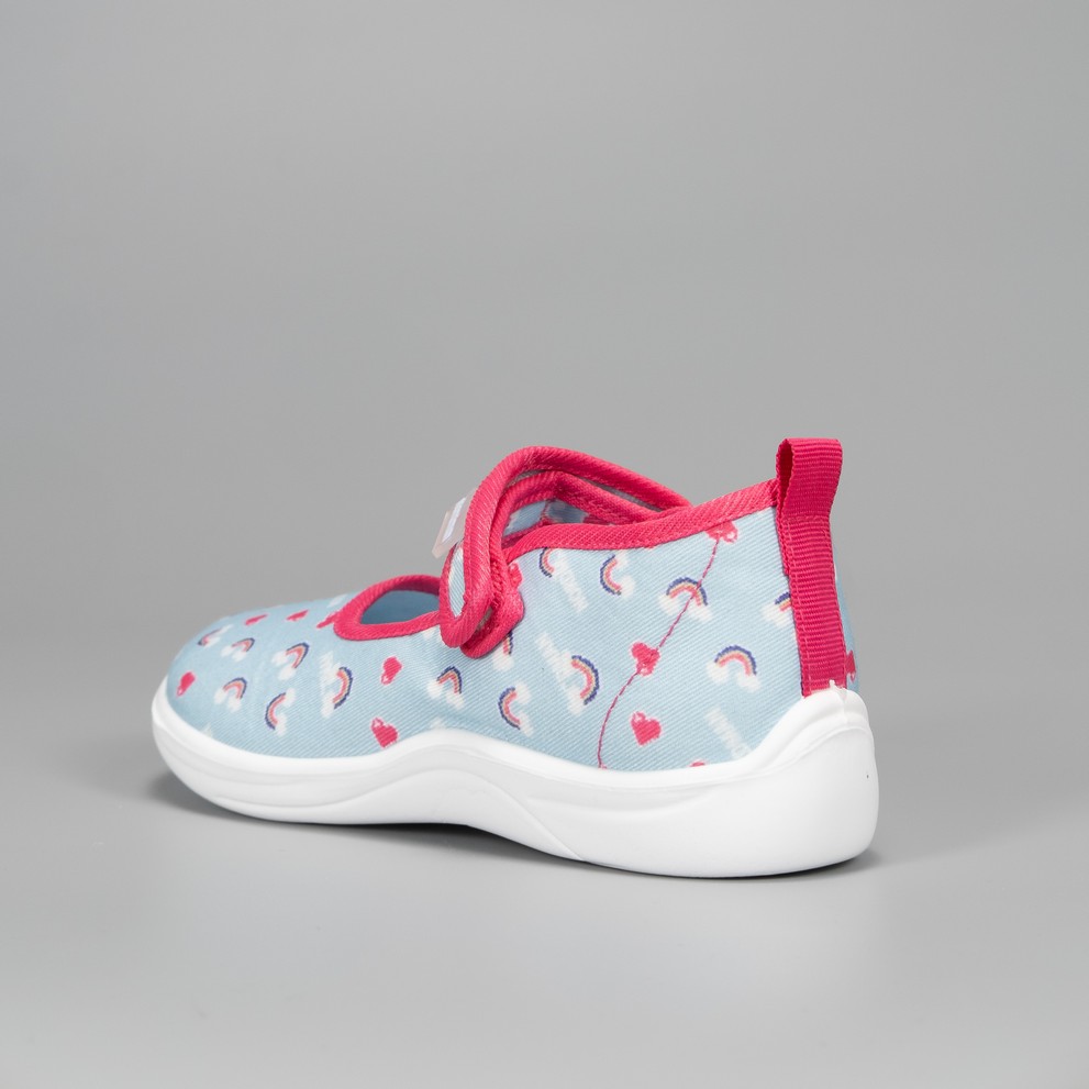 Тапочки детские Nordman Stars голубые с принтом - фото 5