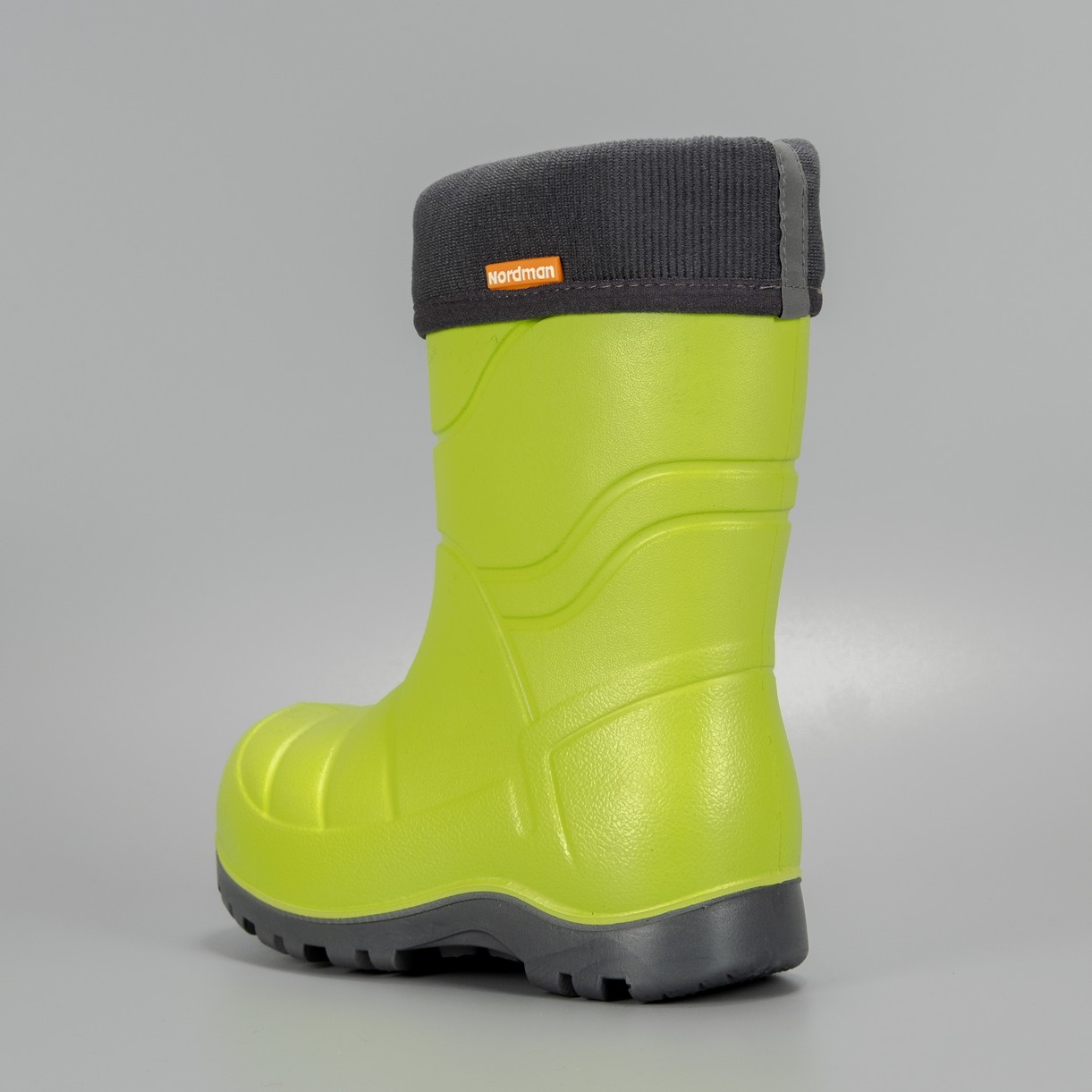 Сапоги детские Nordman Flash со съемным флисовым утеплителем лайм - фото 4
