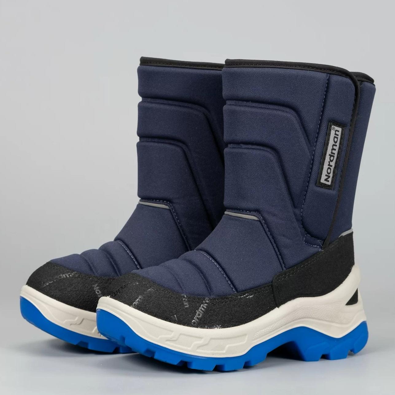 Детские сапоги Nordman Lumi 2.0 LED синие - фото 2