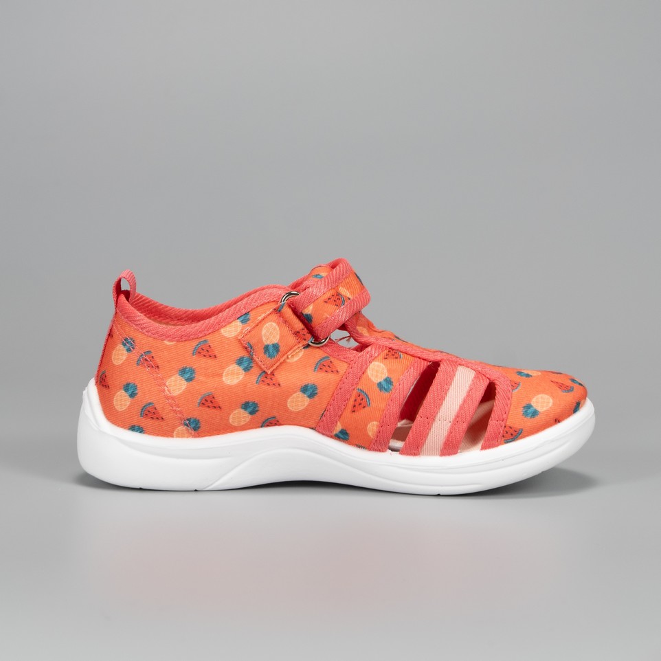 Тапочки детские Nordman Stars оранжевые с принтом - фото 6