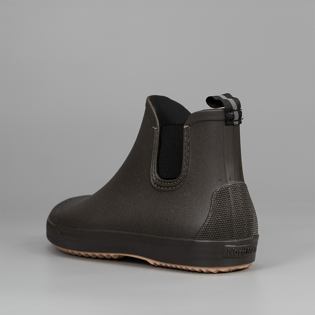 Мужские ботинки Nordman Beat  коричневые с бежевой подошвой - фото 3