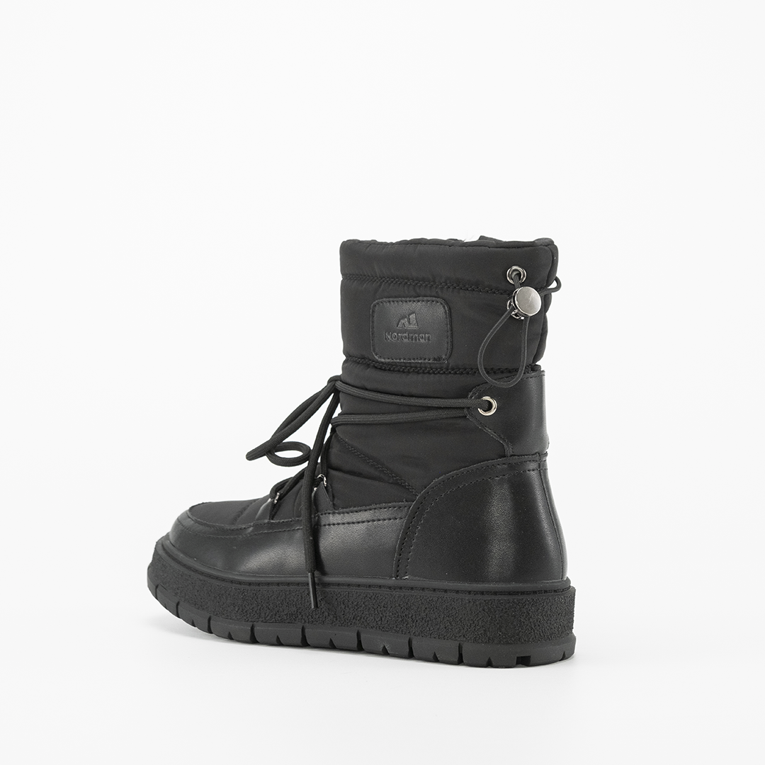 Nordman дутики со шнурком-завязкой цвет черный - фото 9