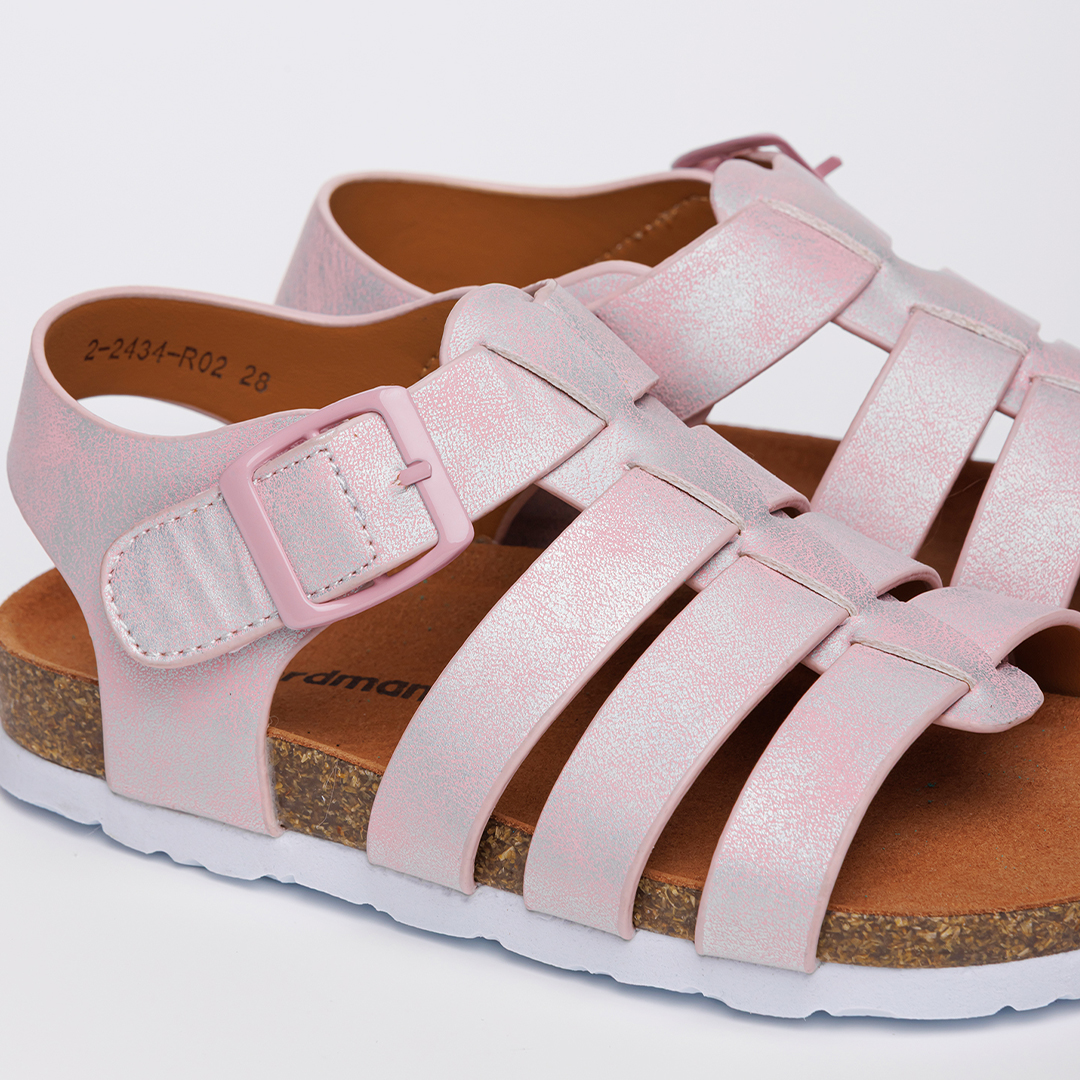 Детские летние босоножки Nordman розовые - фото 4