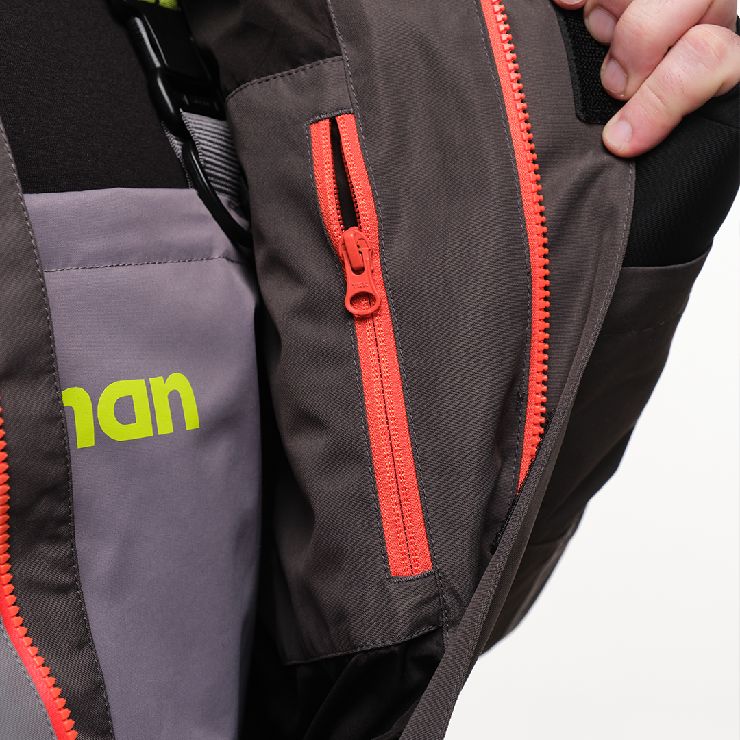 Куртка Nordman из мембраны цвет тёмно-серый - фото 8