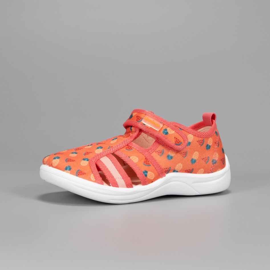 Тапочки детские Nordman Stars оранжевые с принтом - фото 3