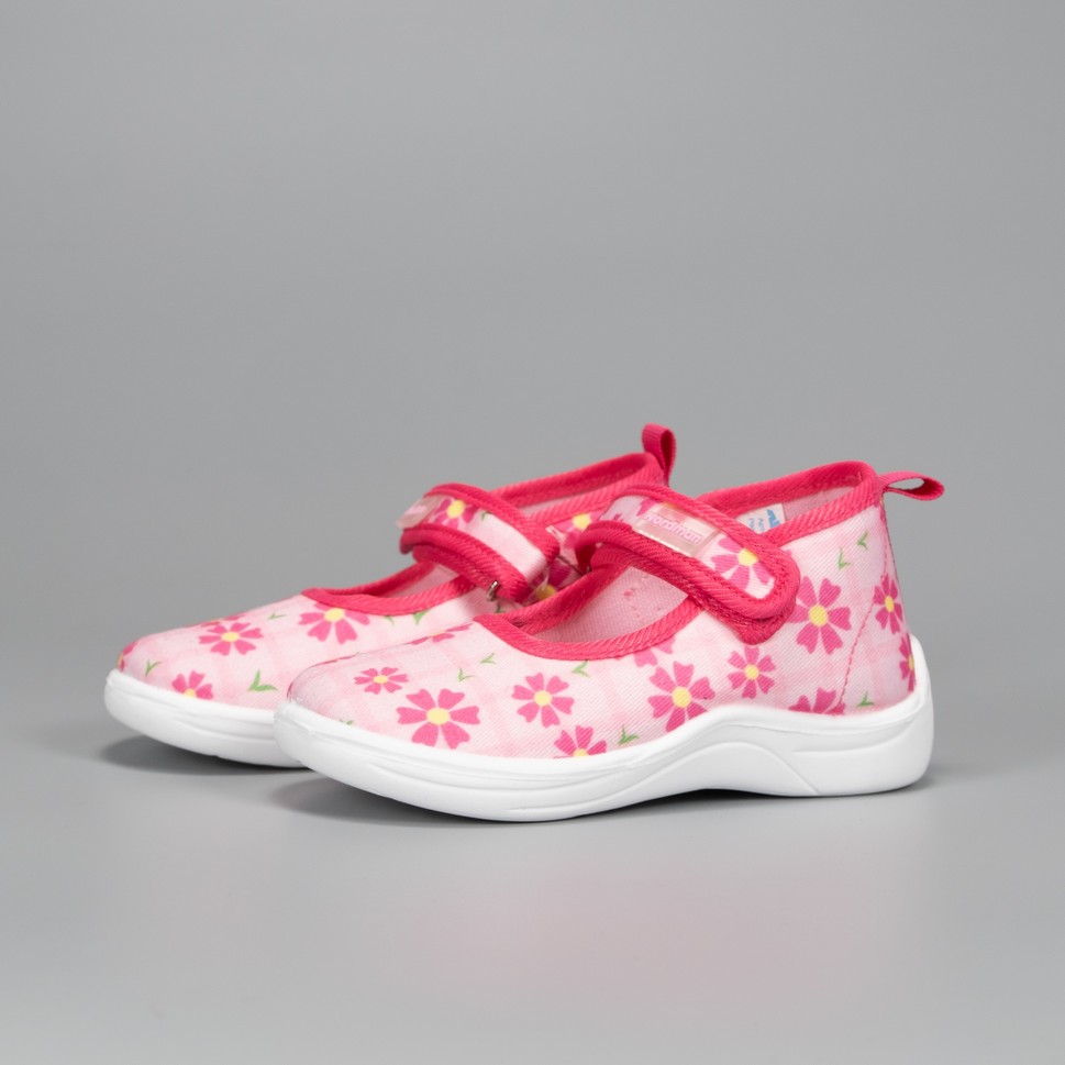 Тапочки детские Nordman Stars розовые с принтом - фото 2