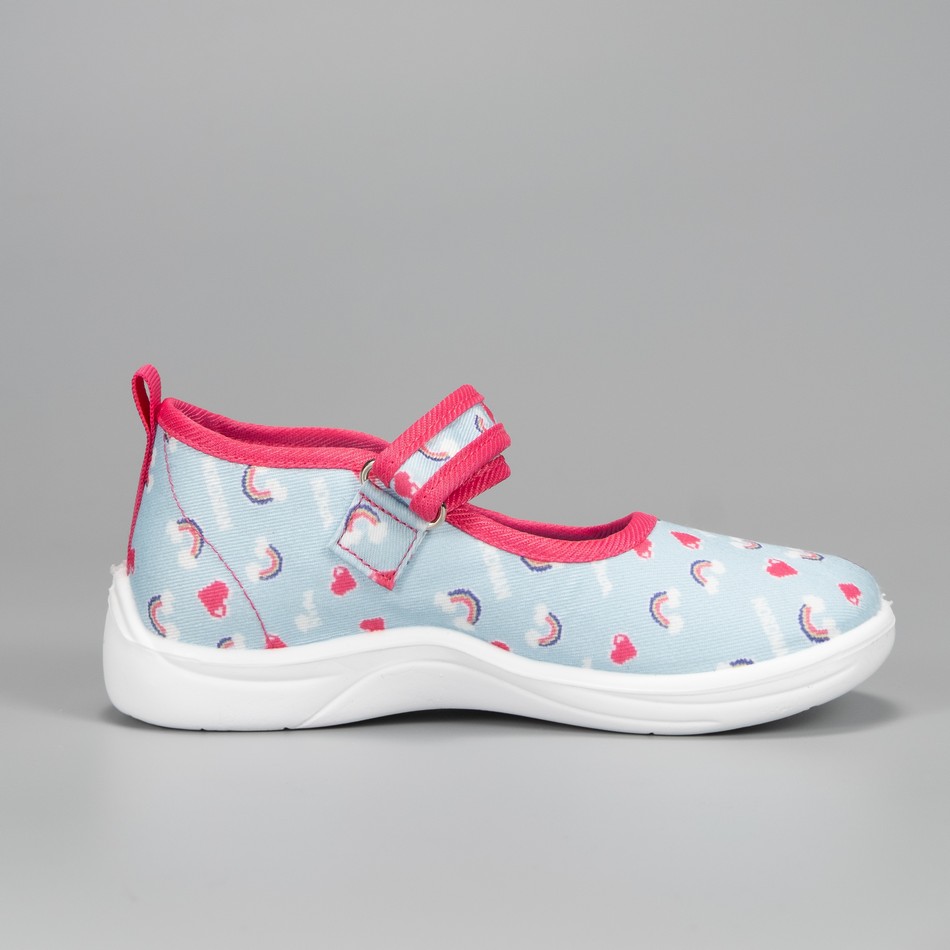 Тапочки детские Nordman Stars голубые с принтом - фото 6