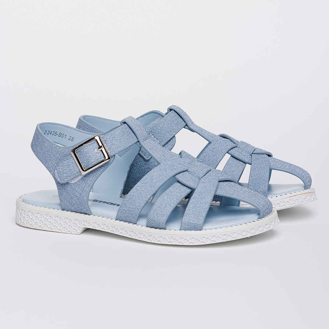 Детские летние босоножки Nordman голубые - фото 1