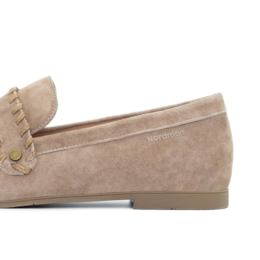Женские лоферы Nordman коричневые - фото 4