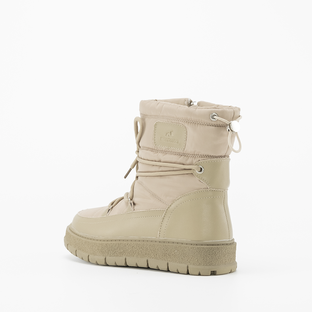 Nordman дутики со шнурком-завязкой цвет бежевый - фото 9