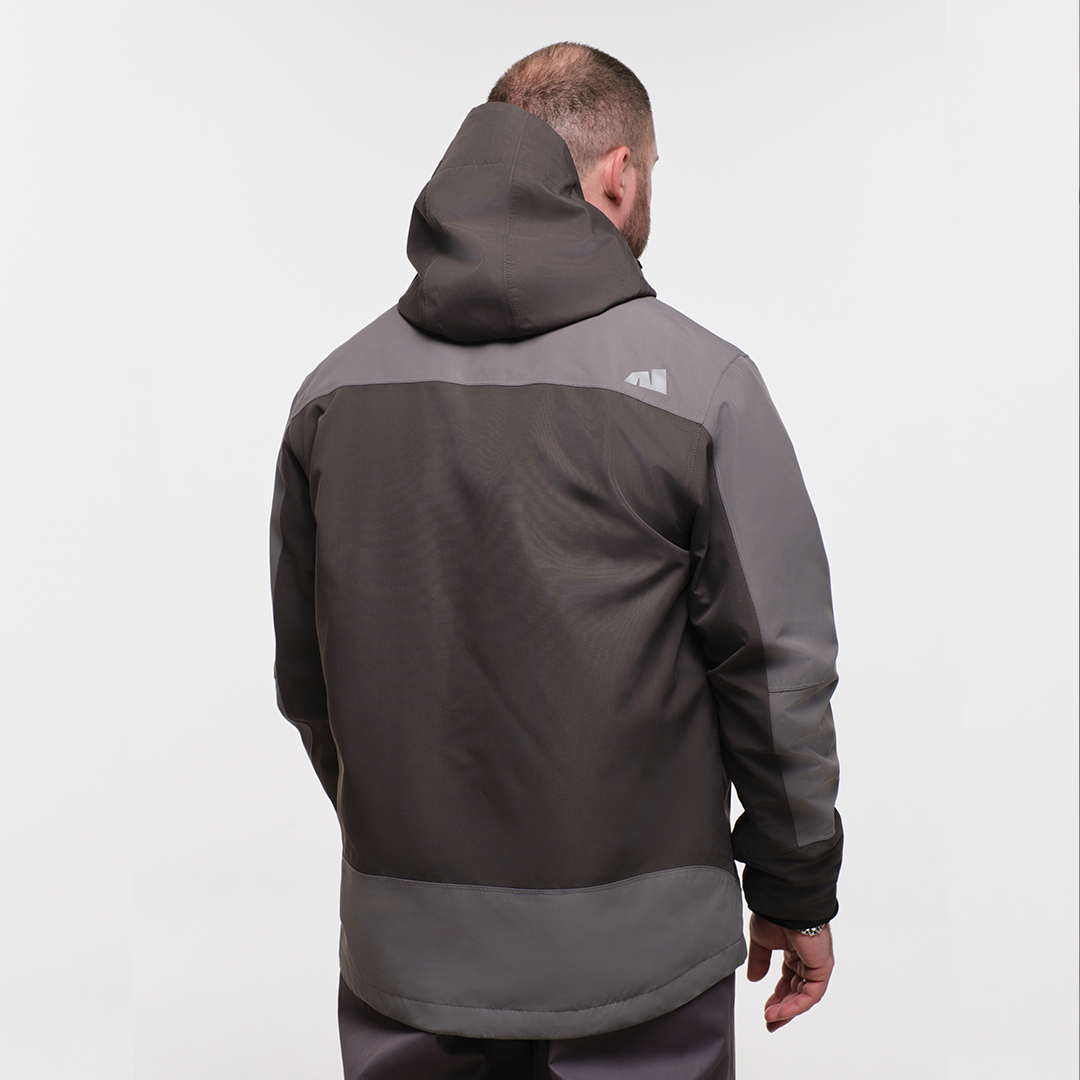 Куртка Nordman из мембраны цвет тёмно-серый - фото 6