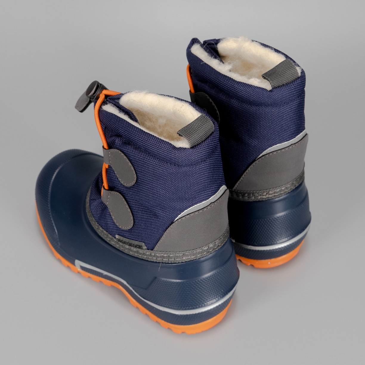 Сноубутсы Nordman Cross из ЭВА+ТЭП синий/оранжевый - фото 10