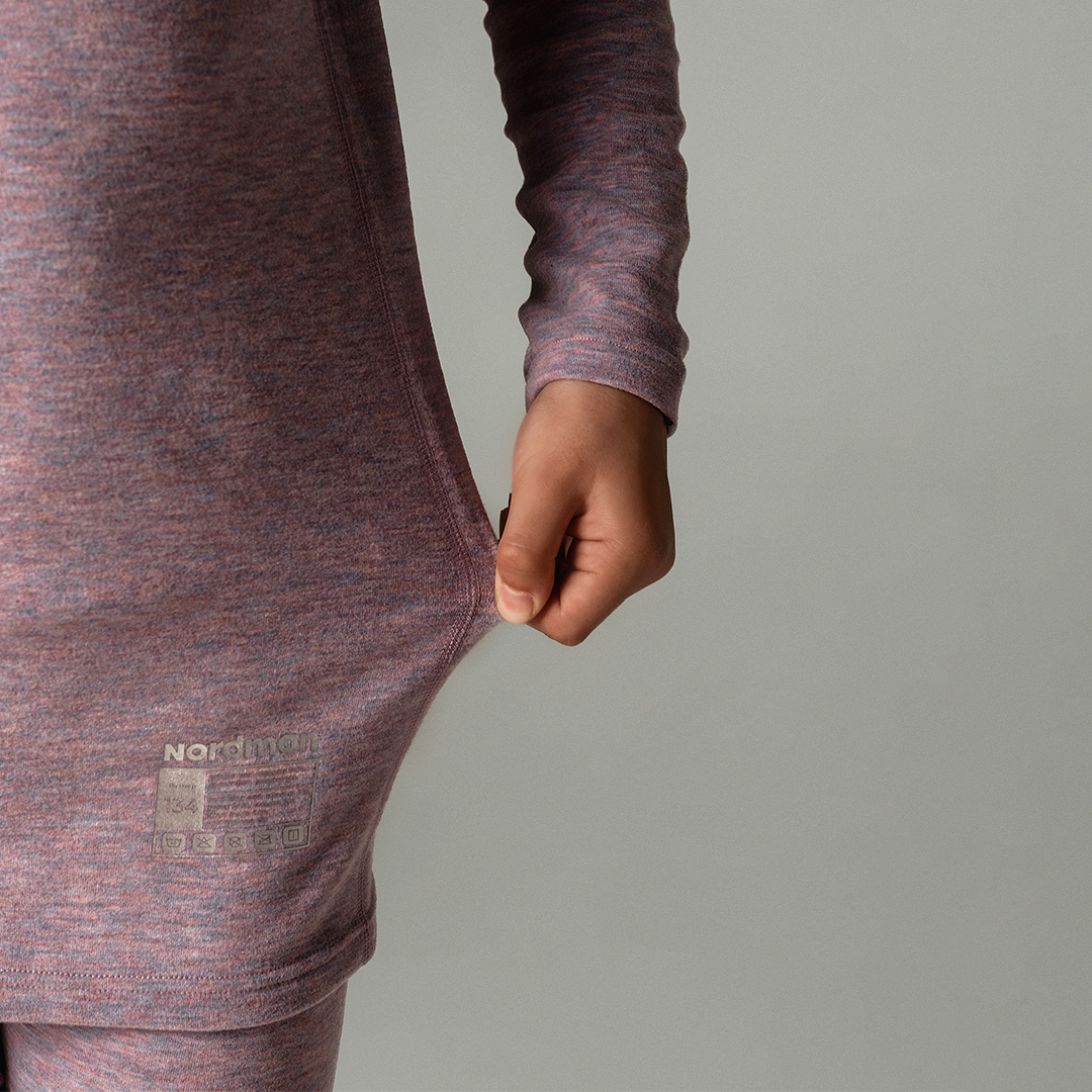 Термобелье Nordman  десткое  Soft, цвет сиреневый - фото 3