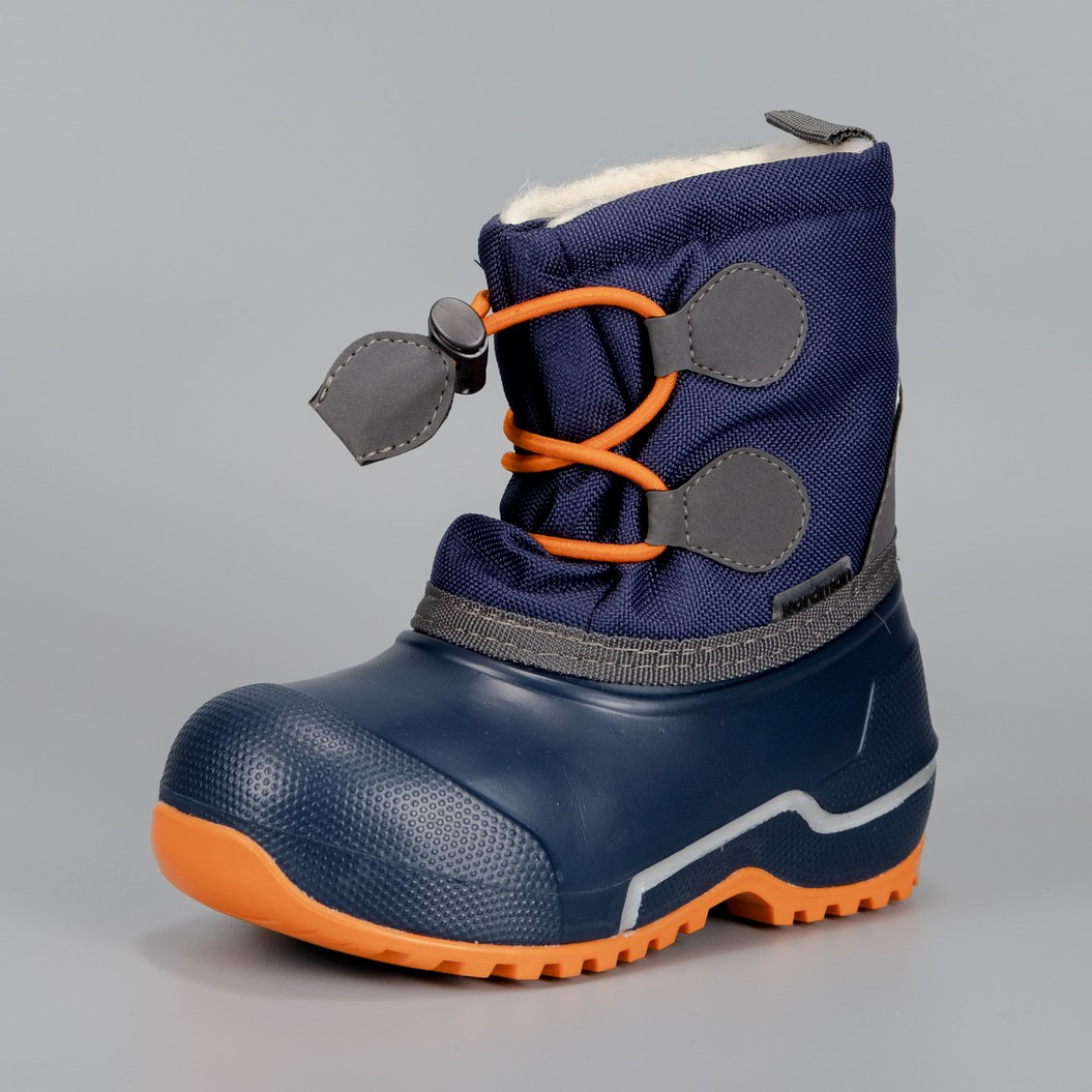 Сноубутсы Nordman Cross из ЭВА+ТЭП синий/оранжевый - фото 3
