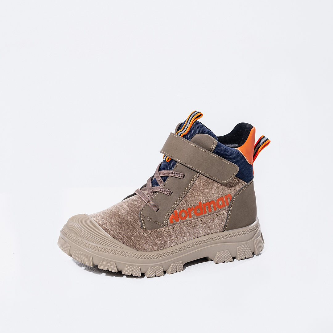 Nordman Ботинки зимние на липучке и шнурках цвет бежевый - фото 9