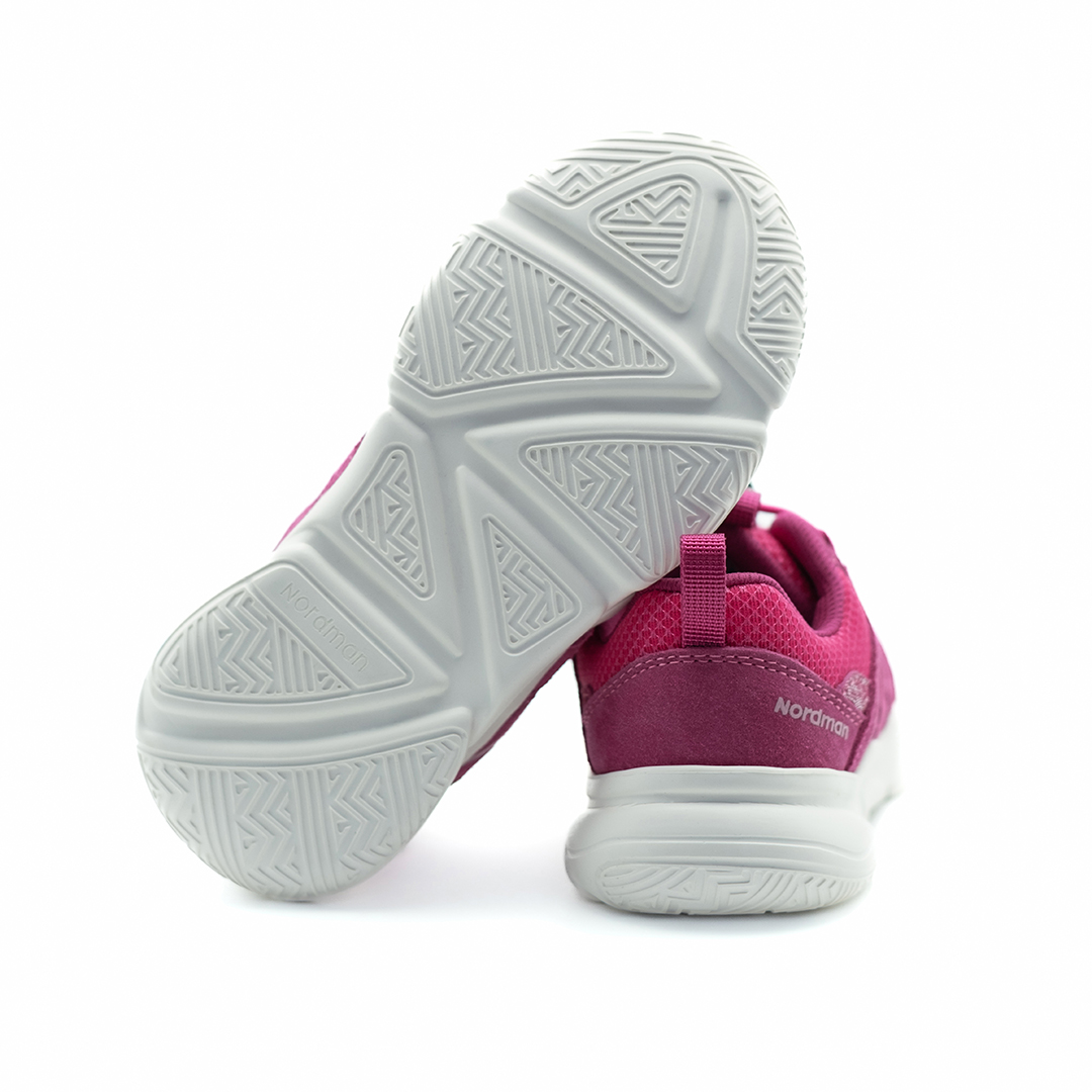 Детские кроссовки из натуральной кожи розовые - фото 6