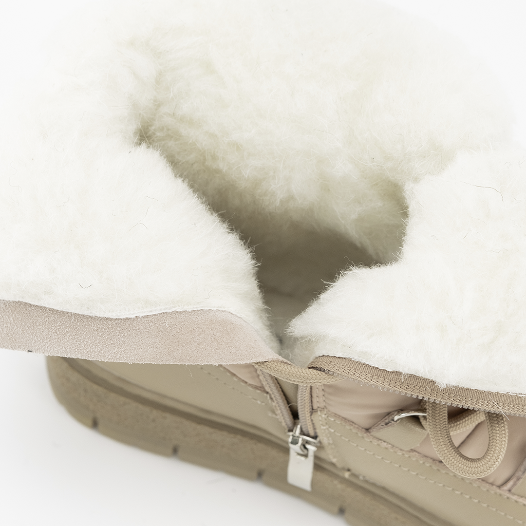 Nordman сапоги на молнии с затяжкой цвет бежевый - фото 6