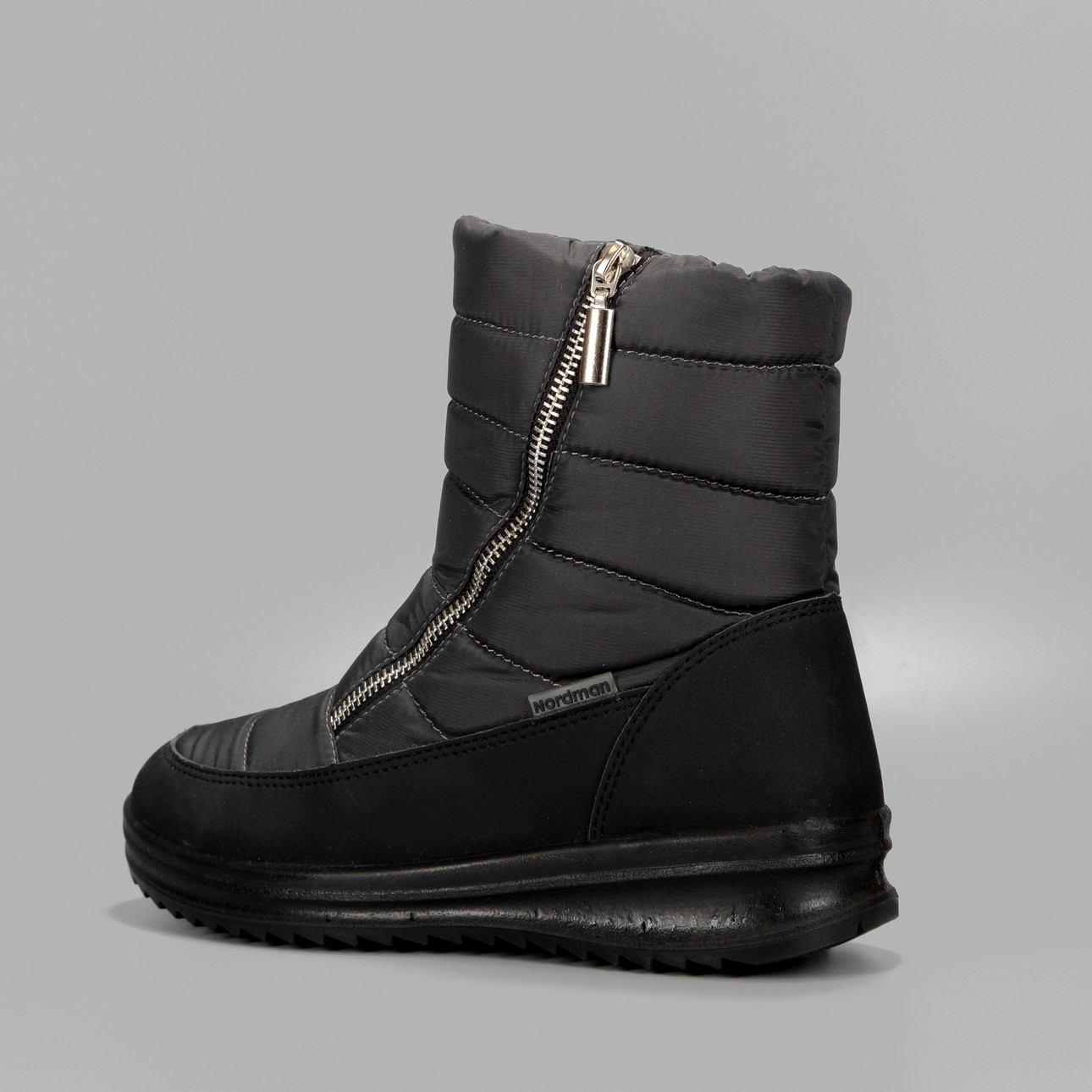 Ботинки Nordman Wave на 2-х молниях темно-серые - фото 4