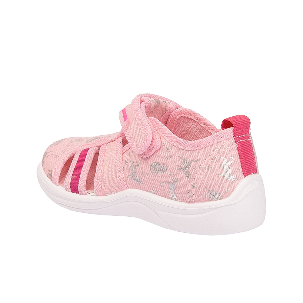 Тапочки детские Nordman Stars розовые с принтом - фото 6