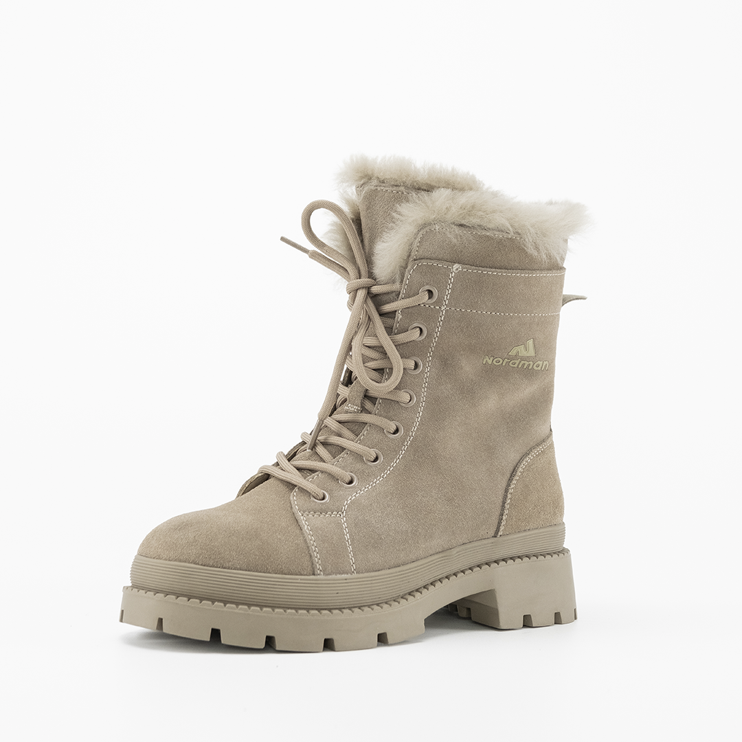 Nordman ботинки на шнурках цвет песочный - фото 6