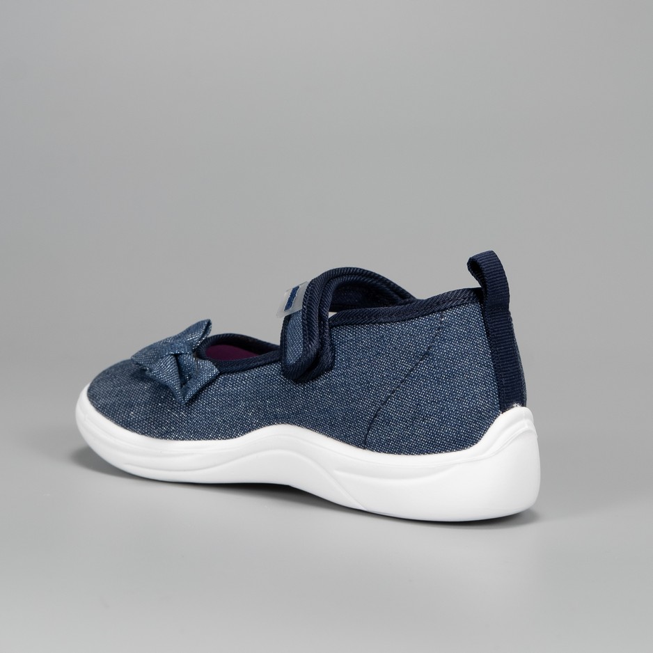 Тапочки детские Nordman Stars синий с блестками - фото 5