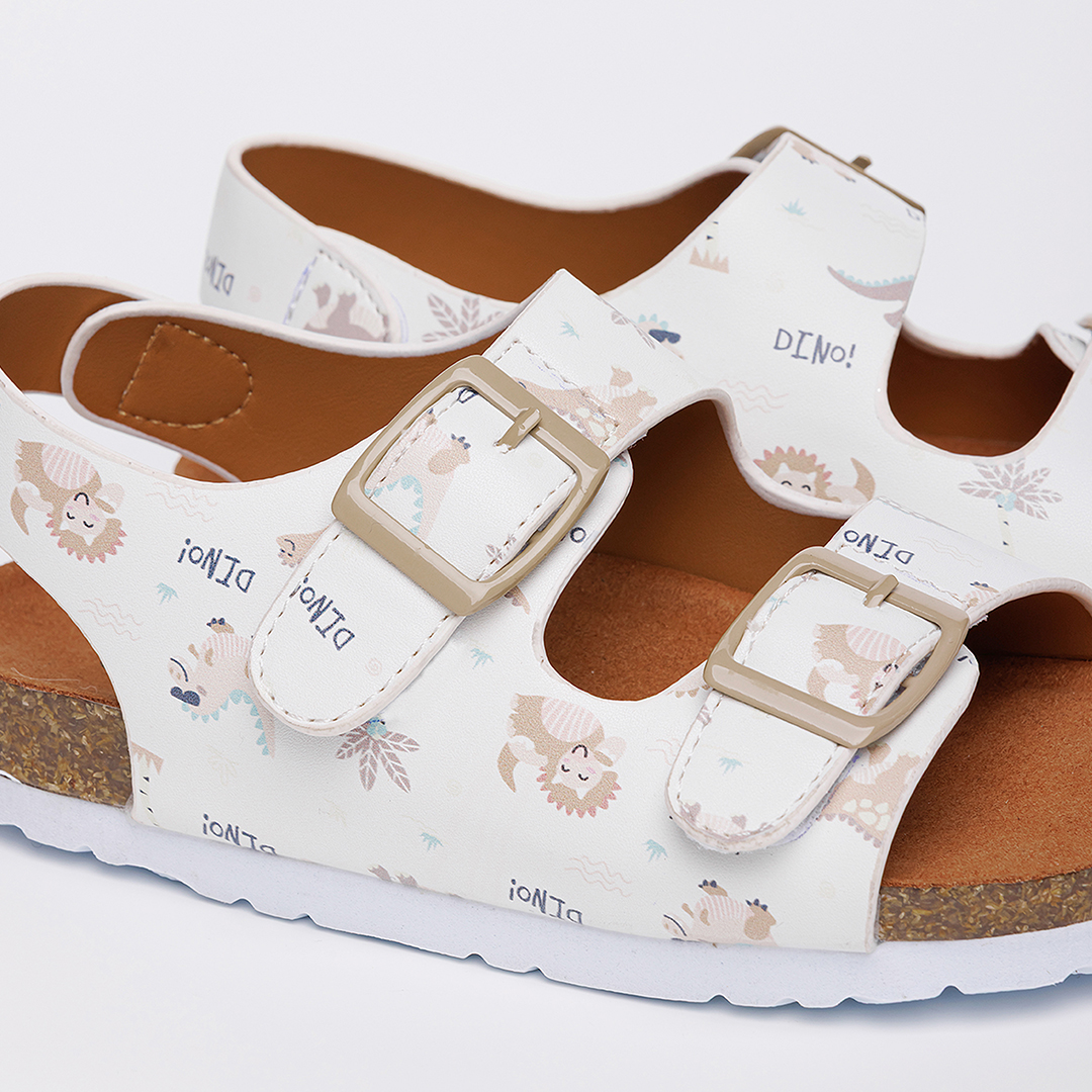 Детские летние босоножки Nordman бежевые - фото 2