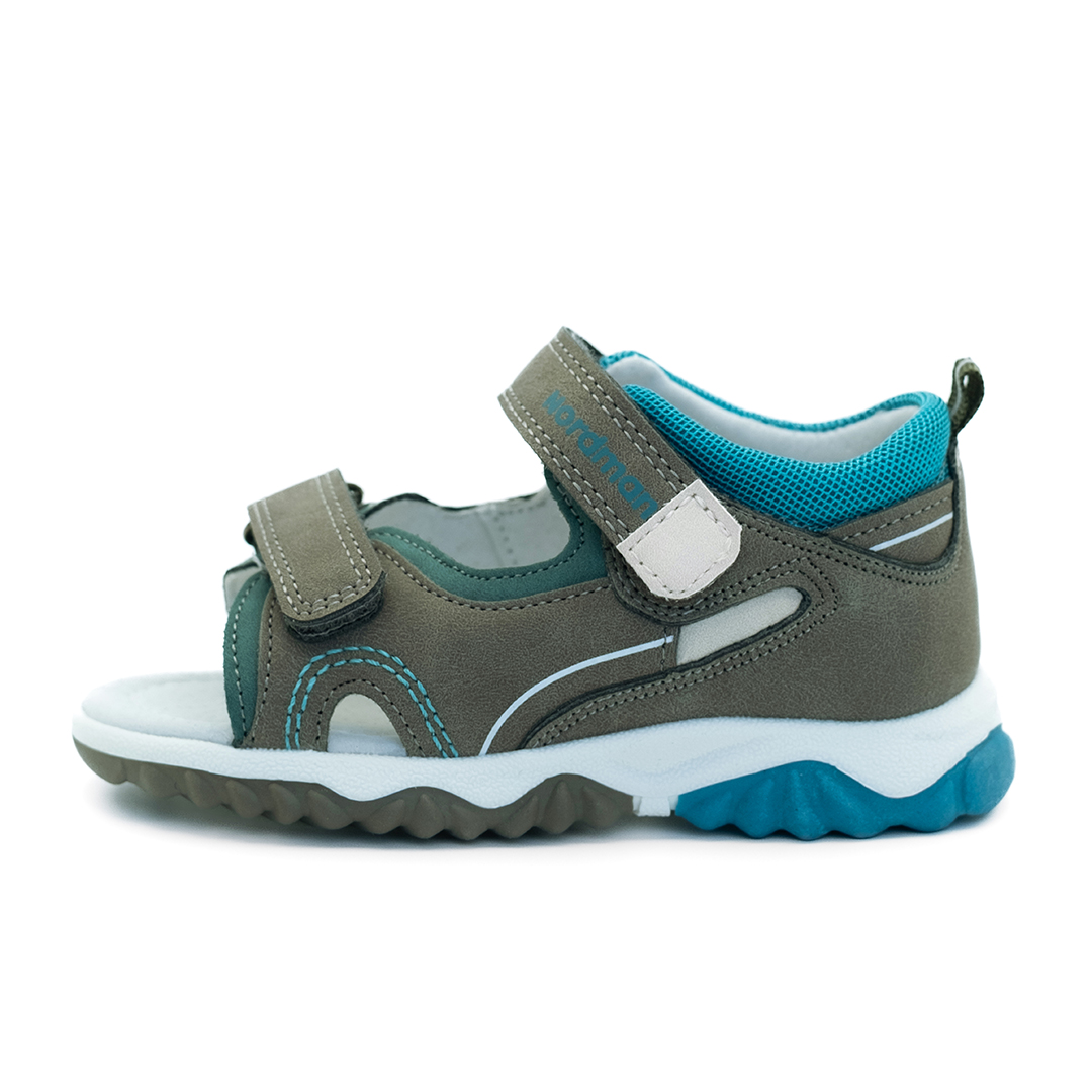 Сандалики детские Nordman Boom серые - фото 3