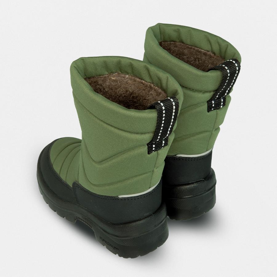 Зимние детские сапоги Nordman Lumi Хаки - фото 4