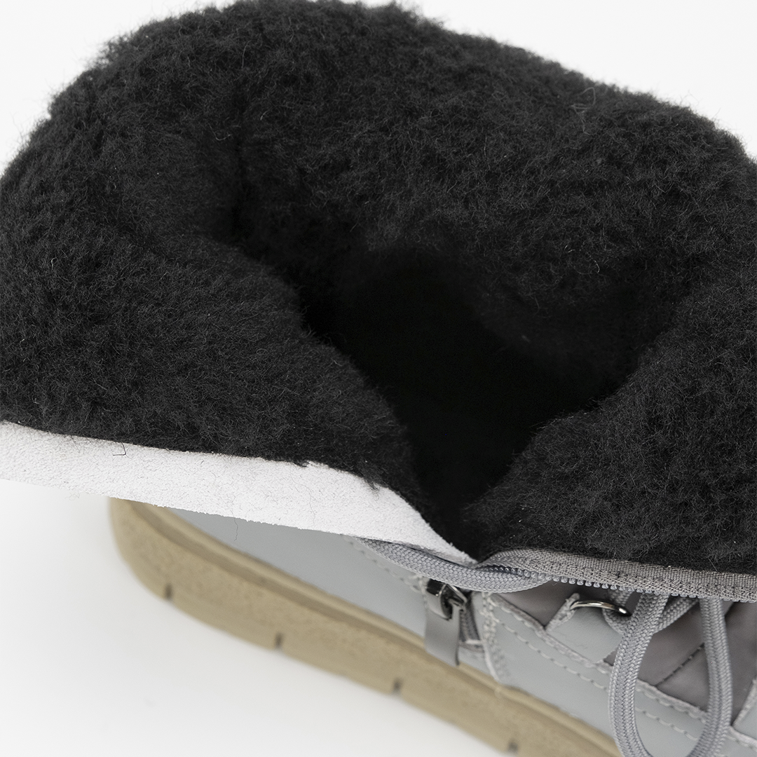 Nordman дутики со шнурком-завязкой цвет серый - фото 6