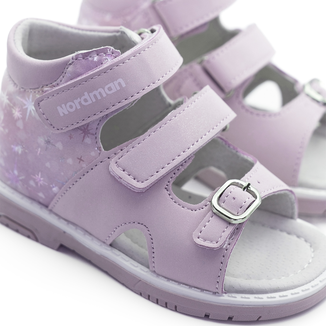 Сандалики детские Nordman Boom фиолетовые - фото 2