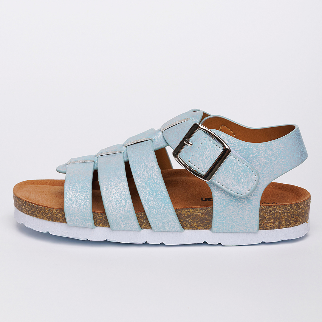 Детские летние босоножки Nordman голубые - фото 2