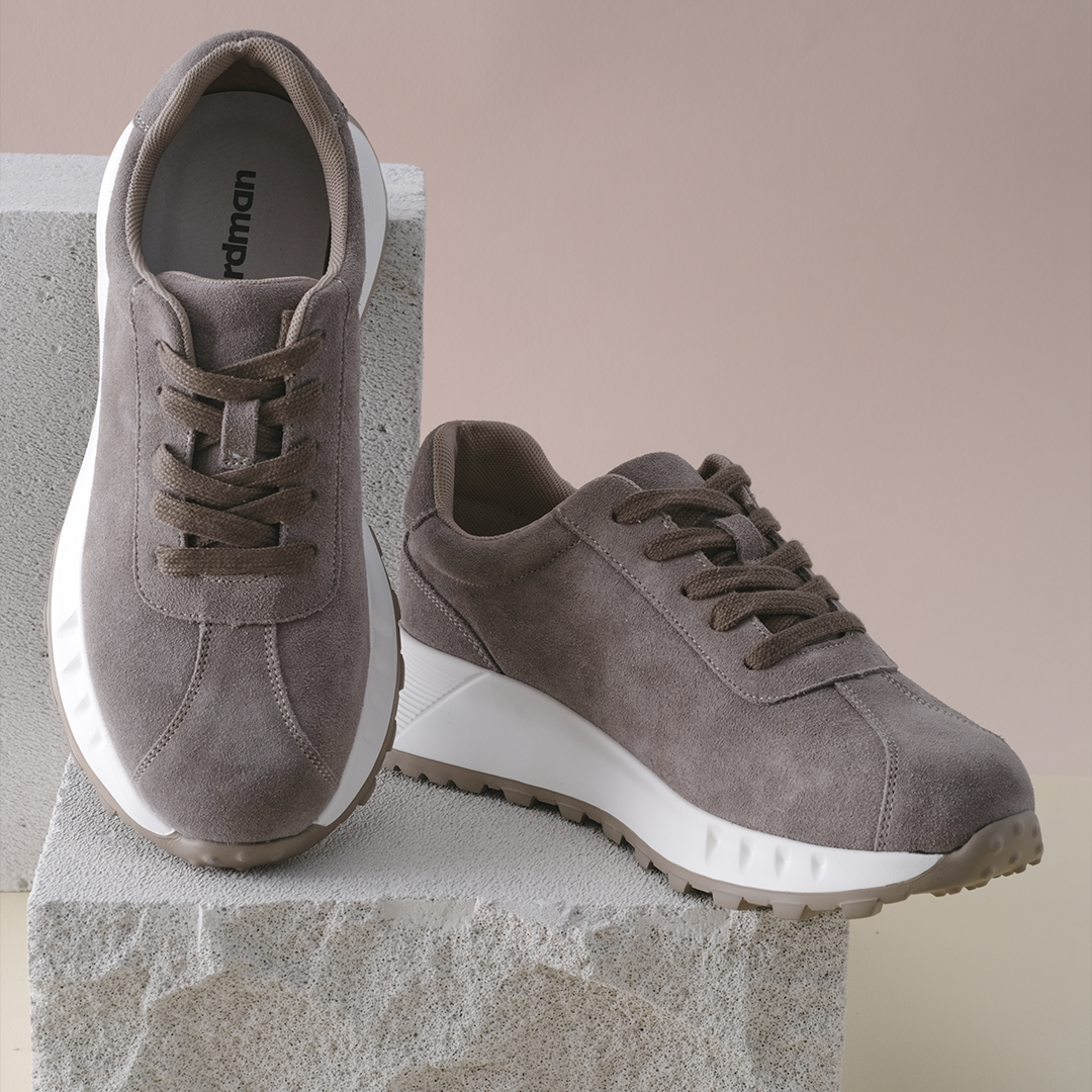 Кроссовки Nordman женские коричнево-серый - фото 2