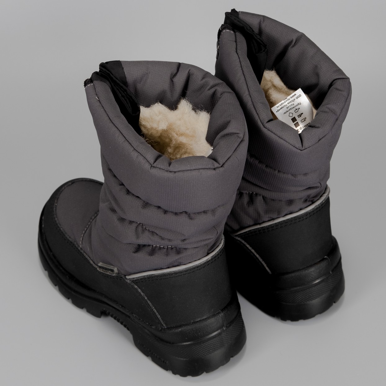 Сапоги Nordman Gloss с мембраной темно-серые - фото 7