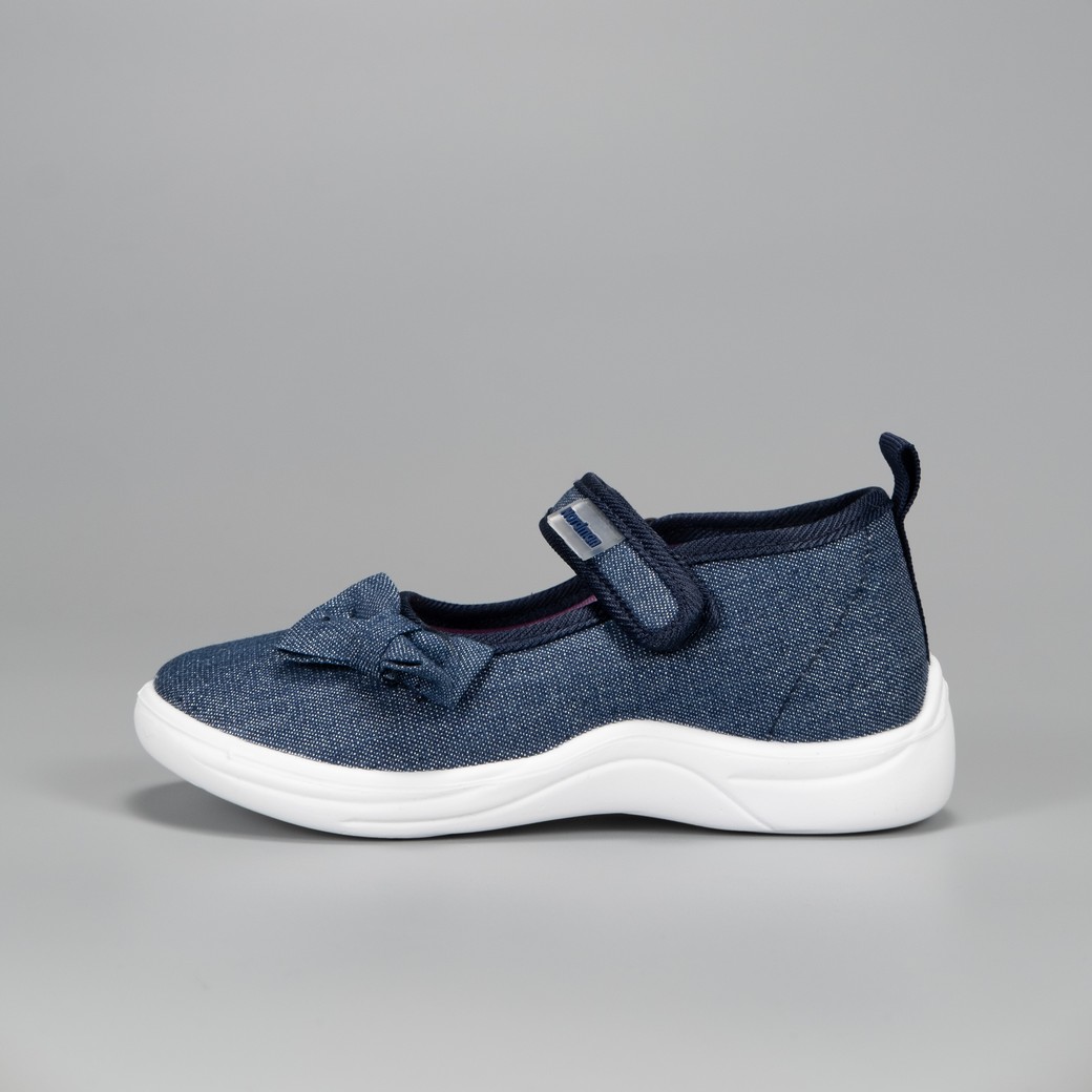 Тапочки детские Nordman Stars синий с блестками - фото 4