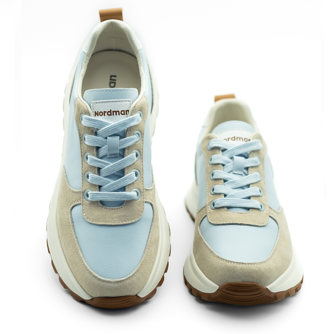 Кроссовки Nordman женские серо-голубые - фото 2
