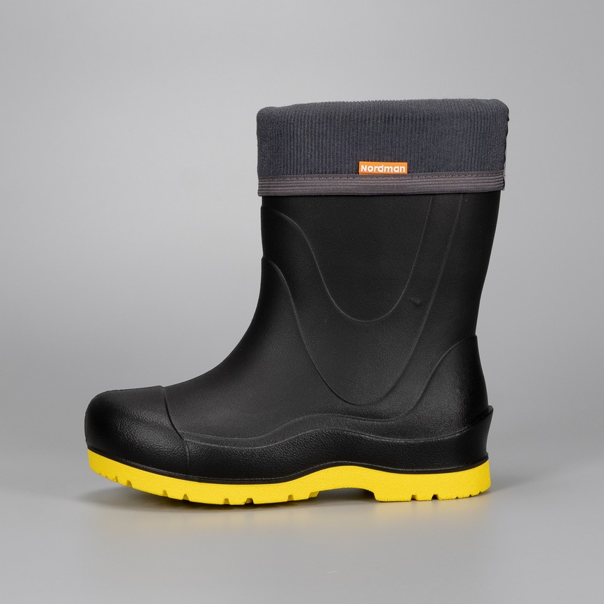 Сапоги детские Nordman Rocket со съемным флисовым утеплителем черные - фото 3