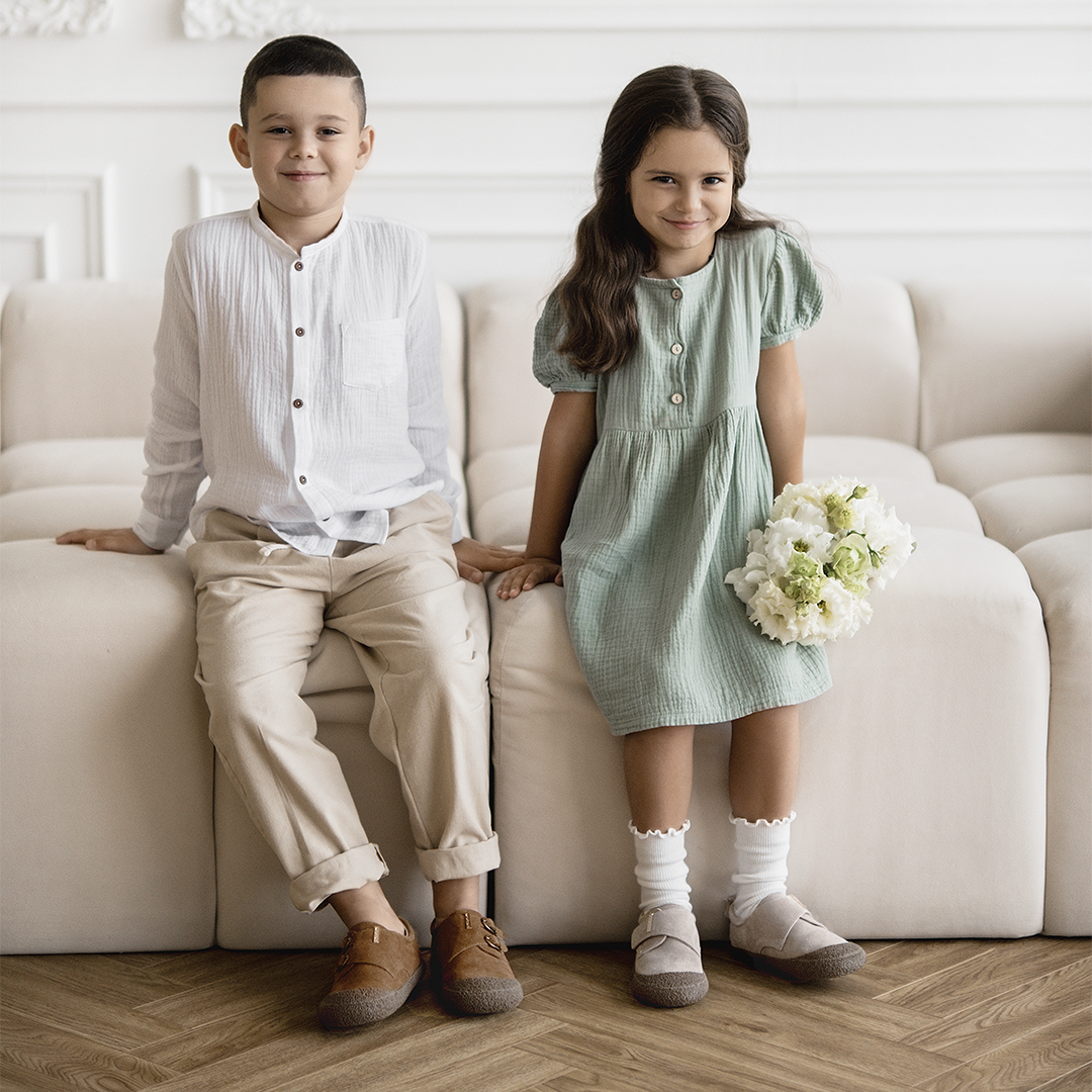 Полуботинки Nordman на двух застежках цвет коричневый - фото 2